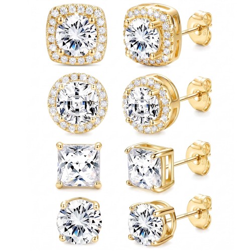 Orecchini uomo diamante oro - uomo,