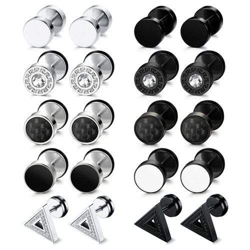 Orecchini uomo diamante nero - uomo,