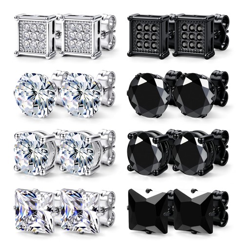 Orecchini uomo diamante nero - uomo,