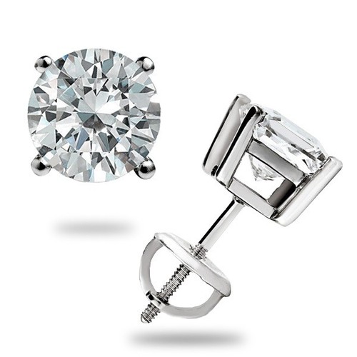 Orecchini perno moissanite - orecchini, a